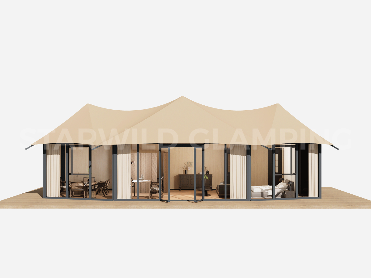 libra t luxury glamping tent 1