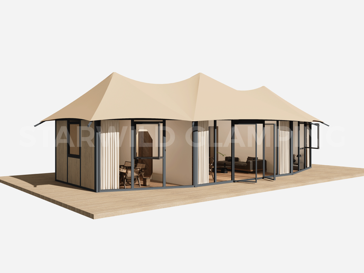 libra t luxury glamping tent 2