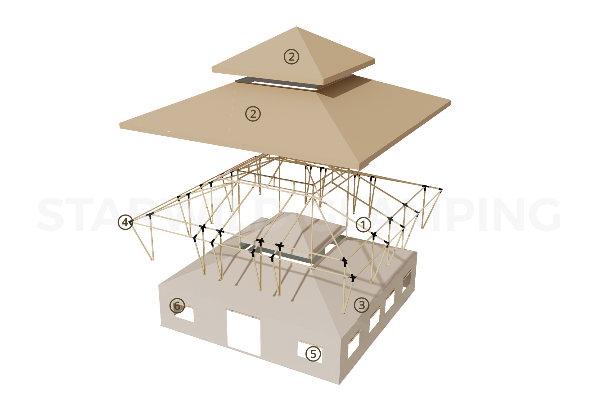 Saturn Safari Lodge Tent Design & Configuration