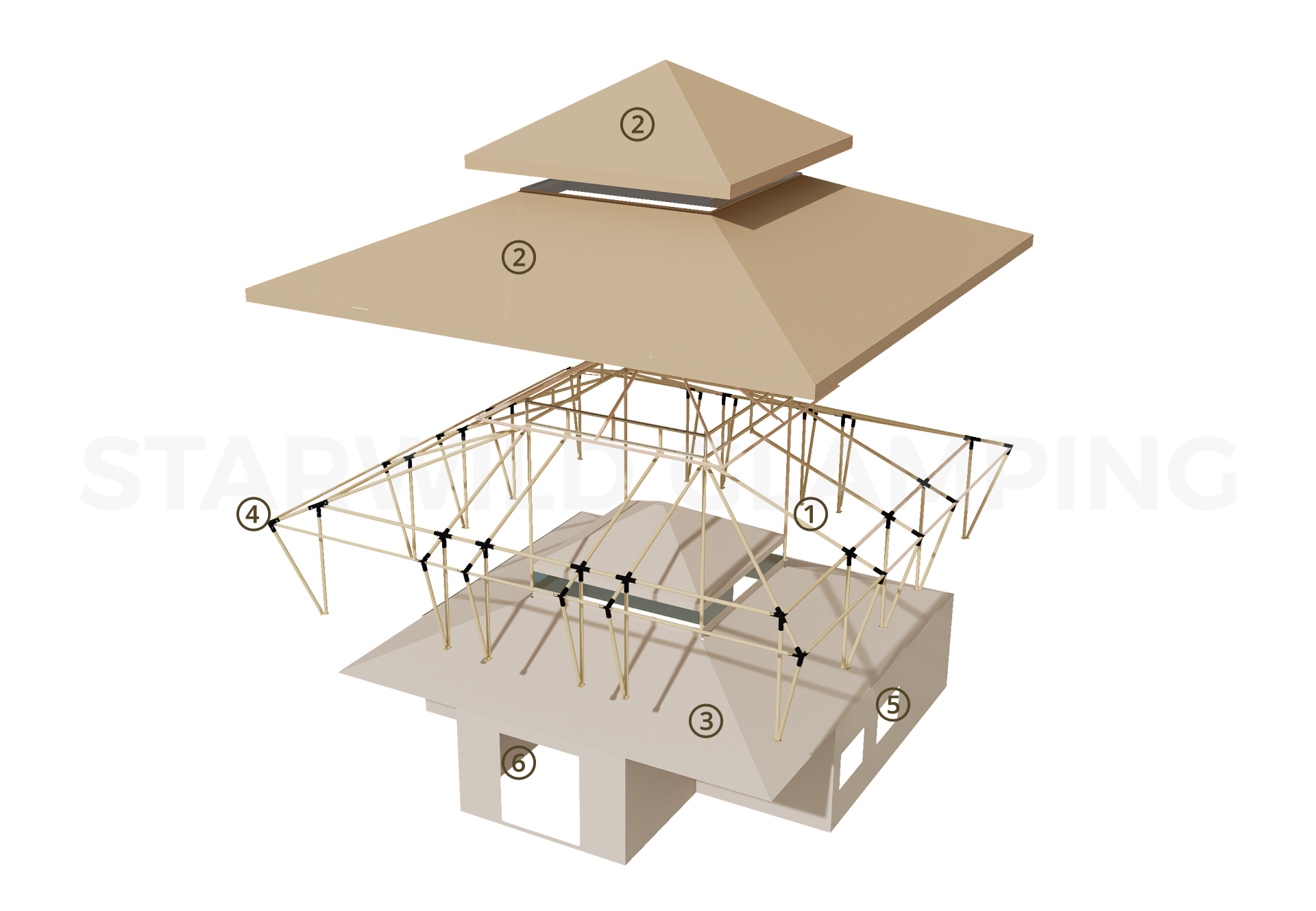 Saturn Safari Lodge Tent Design & Configuration