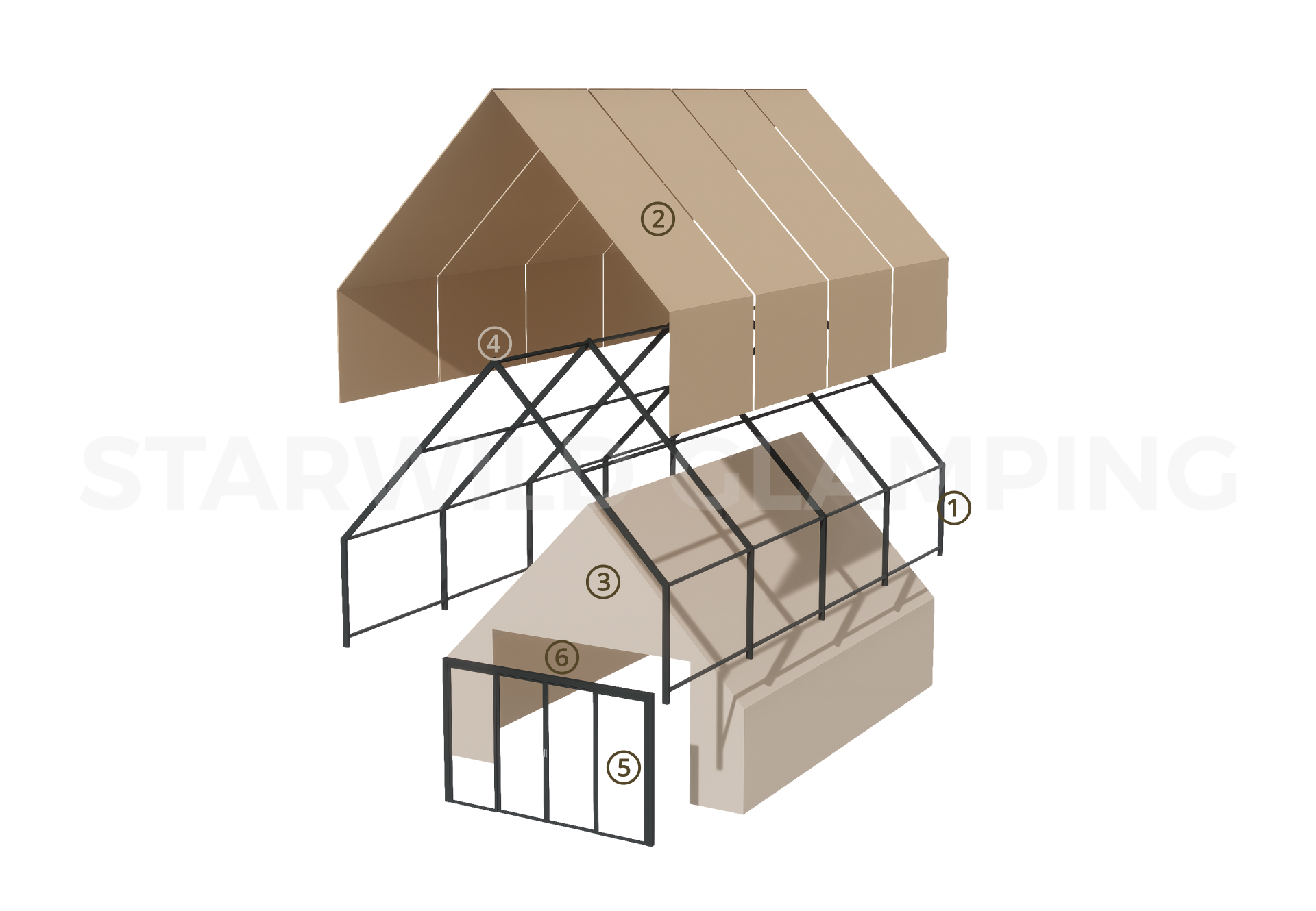 Scorpio Luxury Glamping Tent Design & Configuration