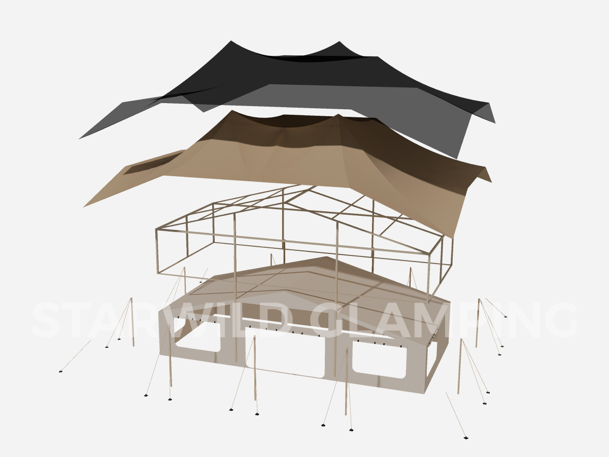 Pavo-A87 Stretch Tent Glamping