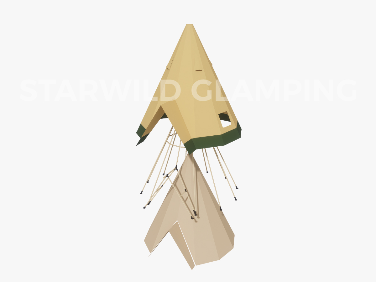 Hydra+ Tipi Tent Glamping