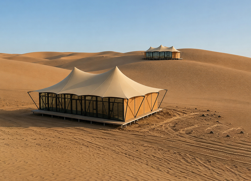 Gansu - Desert Glamping Camp Project             
