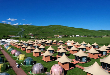Turnkey Glamping Resort Project in Nalati, Xinjiang | 60+ Luxury Tents | Starwild